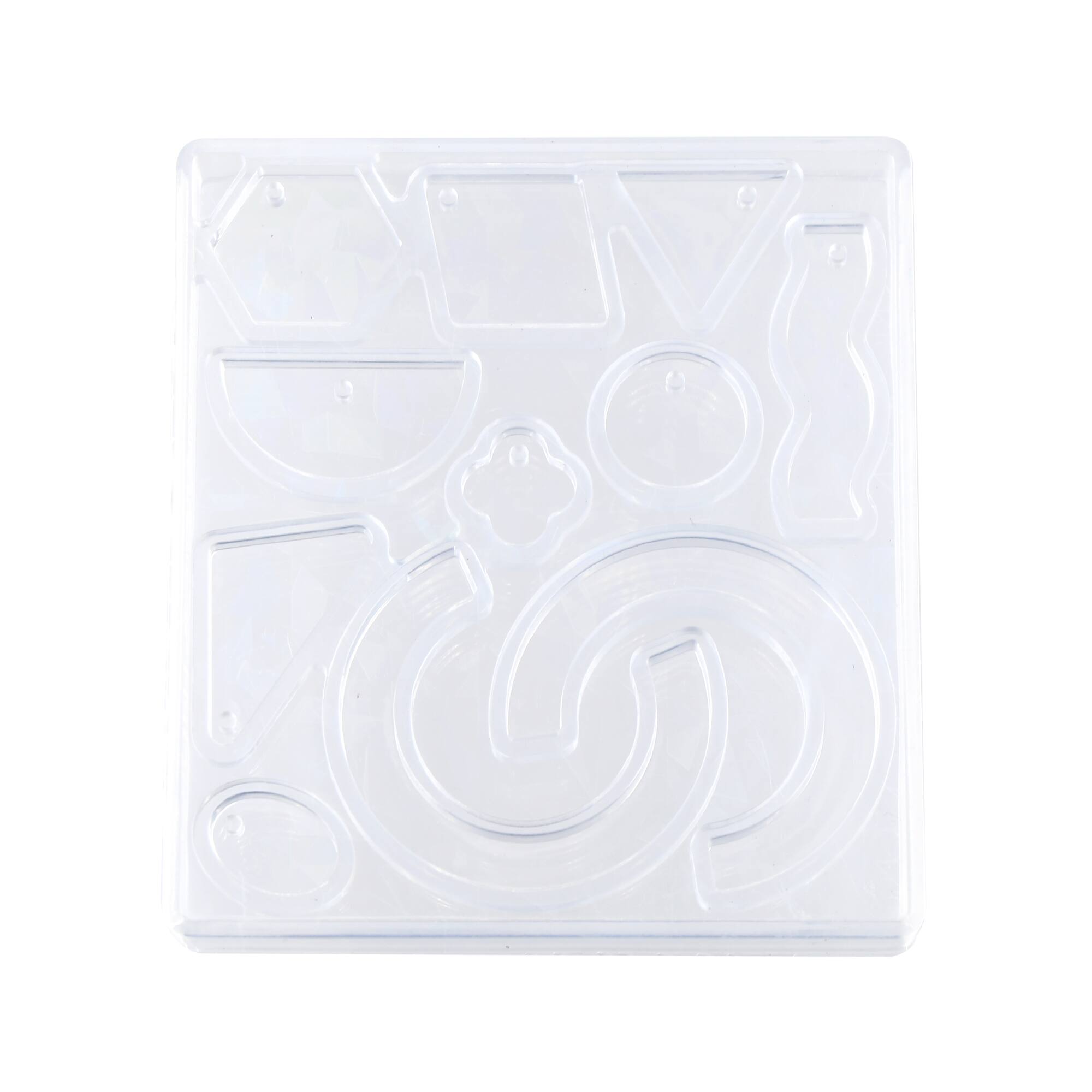 Blue Moon Studio™ UV Resin Craft Holographic Basic Shapes Silicone Mold
